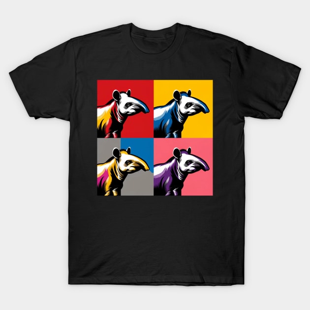 Pop Art Tapir - Perissodactyla T-Shirt by PawPopArt